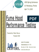 Fu Me Hood Performance Testing