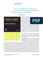 Sonrie o Muere La Trampa Del Pensamiento Positivo PDF