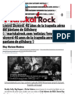 Lynyrd Skynyrd 40 Años de La Tragedia ...Antano de Gillsburg MariskalRock.com