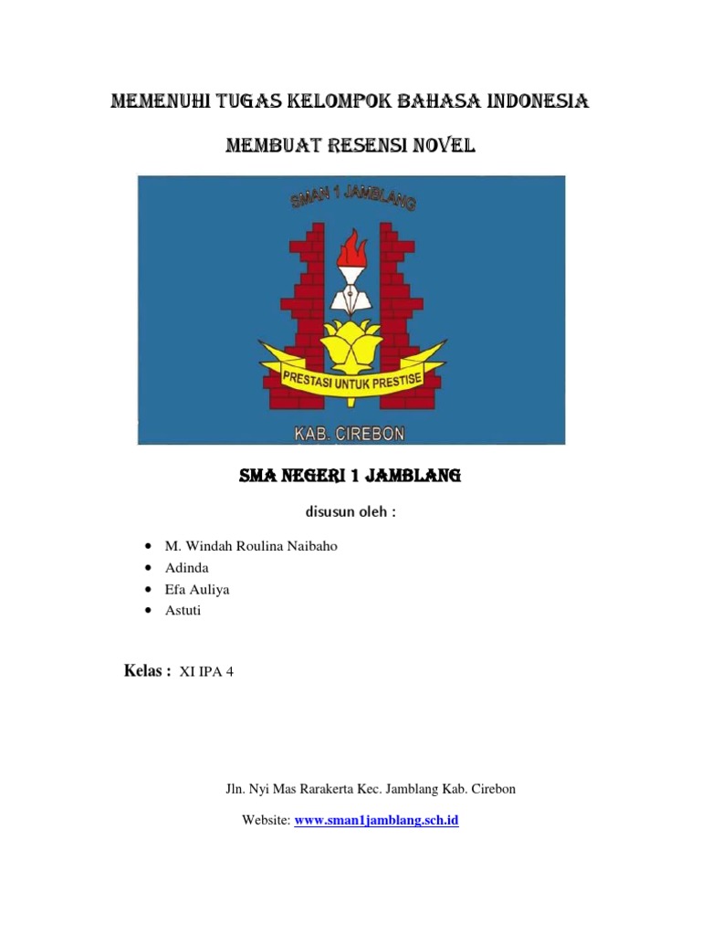 RESENSI NOVEL 3600 detik