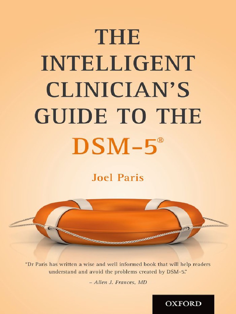 Joel Paris-The Intelligent Clinicians Guide To The DSM-5®-Oxford University Press (2013) PDF Diagnostic And Statistical Manual Of Mental Disorders Psychiatry photo