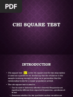 Chi Square Test