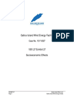 Exhibit 27 Galloo Island Wind Energy Facility Socioeconomic Effects