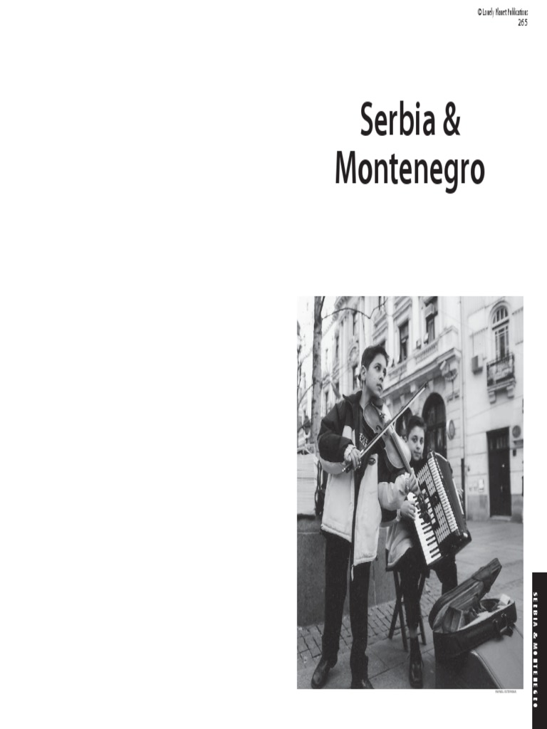 Western Balkans Serbia Montenegro Pdf Serbia Montenegro