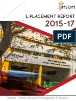 Final Placement Report 2017 Sjmsom Iitbombay