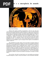 O Mito e a Emergência Do Mundo Humano