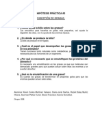 Hipótesis Práctica 3 - Grasas HETERÓTROFA