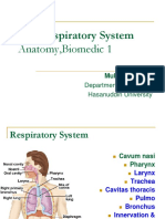 The Respiratory System: Anatomy, Biomedic 1