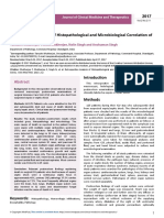 Retrospective Analysis of Histopathological and Microbiological Correlation Ofautopsy Series
