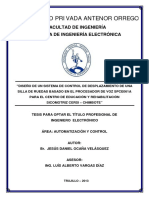 Universidad Privada Antenor Orrego: Facultad de Ingeniería Escuela de Ingeniería Electrónica