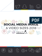 Social Media Image Sizes 2018