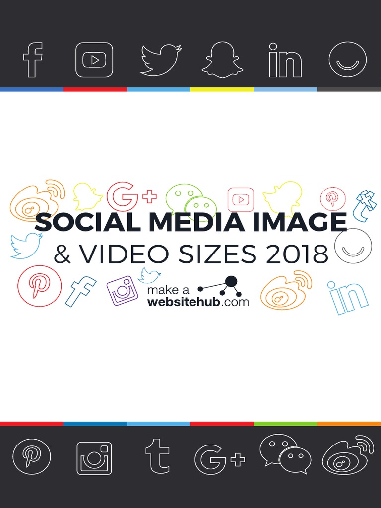 Social Media Image Size Guide | PDF | Pixel | Display Resolution