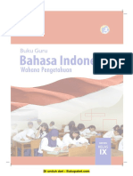Buku Pegangan Guru Bahasa Indonesia SMP Kelas 9 Kurikulum 2013