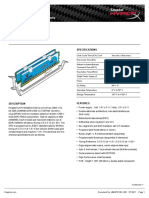 KHX6400D2K2/4G: Memory Module Specifications