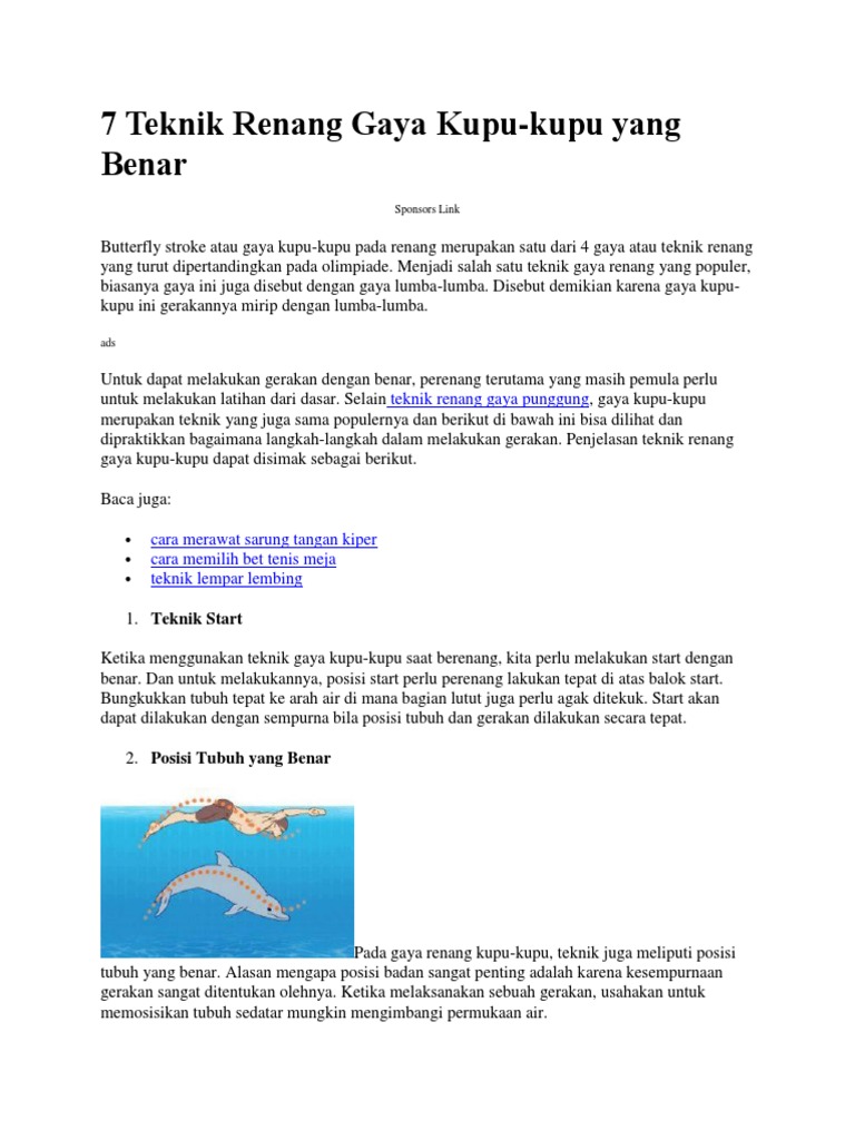 Download 100+ Gambar Gerakan Renang Gaya Kupu Kupu Paling Bagus HD