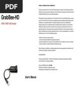 GrabBee HD Manual