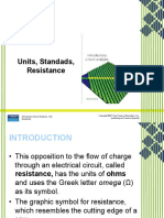 Lecture 1 3 Units Standards Resistance