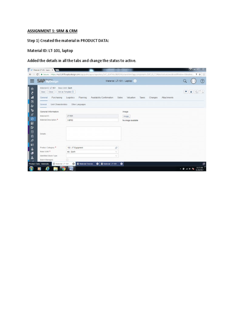 SRM & CRM Assignment Workflow Guide | PDF