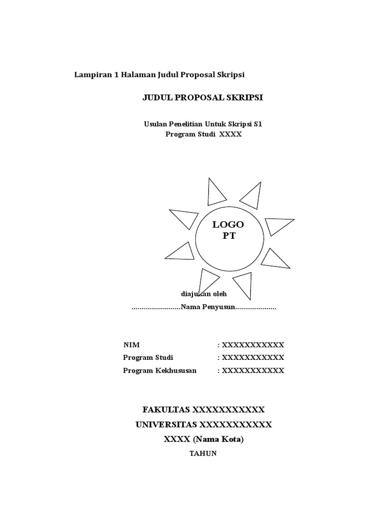 49++ Halaman judul proposal ideas in 2021 