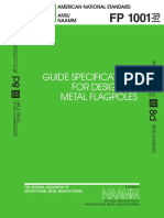 Guide Specifications For Design of Metal Flagpoles - FP - 1001-07 PDF