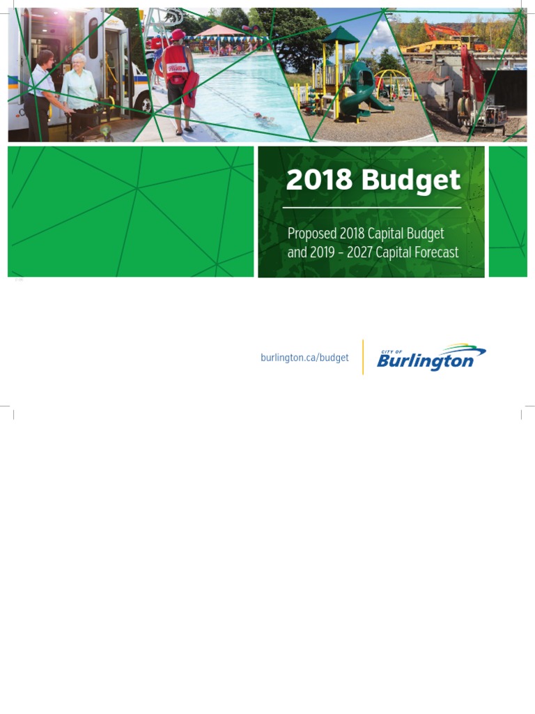 Proposed 2018 Capital Budget Book PDF Strategic Planning