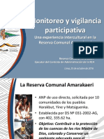 Monitoreo y Vigilancia Intercultural Amarakaeri 25Oct16 CNVMP