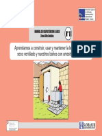 Aprendamos A Construir, Usar y Mantener La Letrina de Pozo Seco Ventilado y Nuestros Baños Con Arrastre Hidráulico