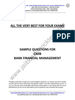 CAIIB BFM Sample Questions by Murugan For Dec 2017