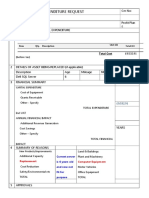 Capex Form Template