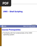 UNIX - Shell Scripting - SL