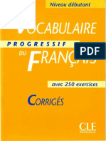 Claire Miquel - Vocabulaire Progressif du Francais (Niveau debutant) - Corriges.pdf