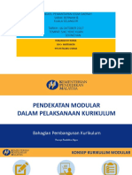 Pendekatan Modular Dalam Pelaksanaan Kurikulum