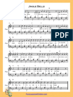Jingle Bells F Major Piano PDF