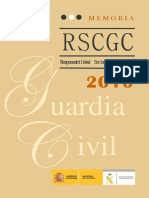 Guardia Civil Española Memoria RSC 2016