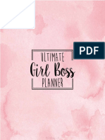 Ultimate Girl Boss Planner - Freebie PDF
