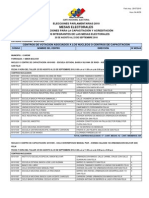 Bolívar, Talleres de Formación de Miembros y Secretarios de Mesa