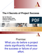 Four Secrets Project Success