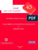 Valores Constitucionales y Derecho - Eusebio Fernandez Garcia