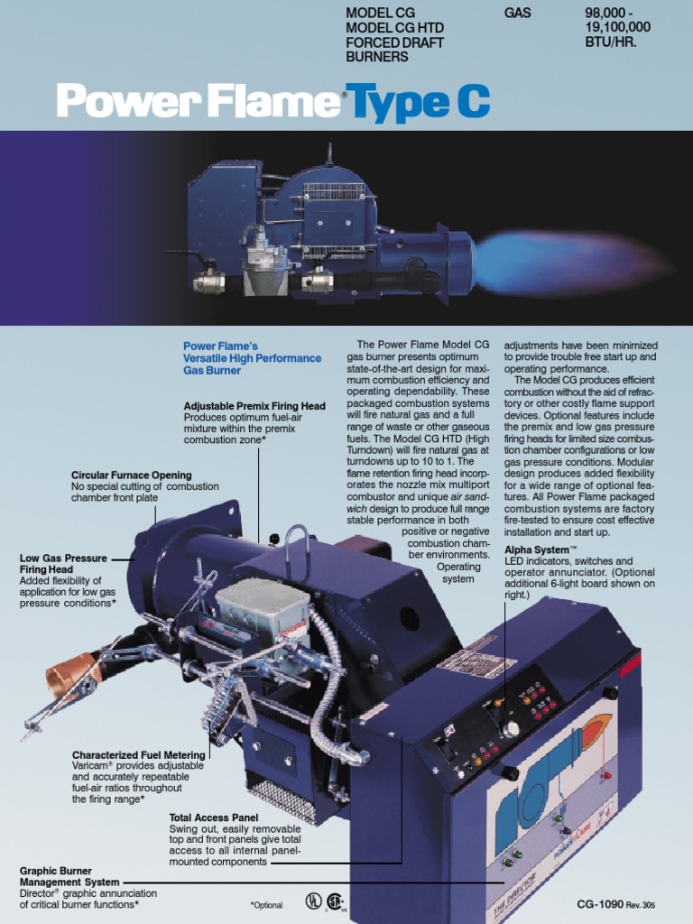 Power Flame CGFull Combustion Valve