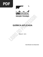 Quimica Aplicada Professor