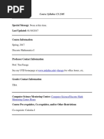 Discrete Math Syllabus