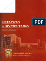 Estatuto Universitario UANCV PDF