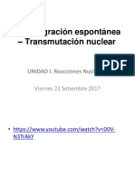 Trasmutacion Nuclear Fisica