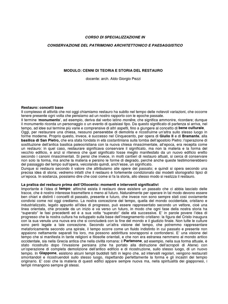 CENNI DI TEORIA E STORIA DEL RESTAURO 1.pdf