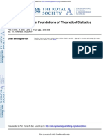 R Fisher 1922 Estimation