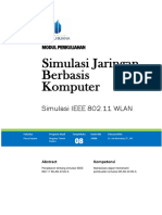 Modul 8 - Simulasi IEEE 802.11 WLAN