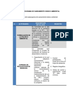 Subprograma de Saneamiento Básico Ambiental