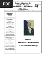 BOLETIM ROTARY PAVUNA 2009-10 nº 5 NOVEMBRO 2009