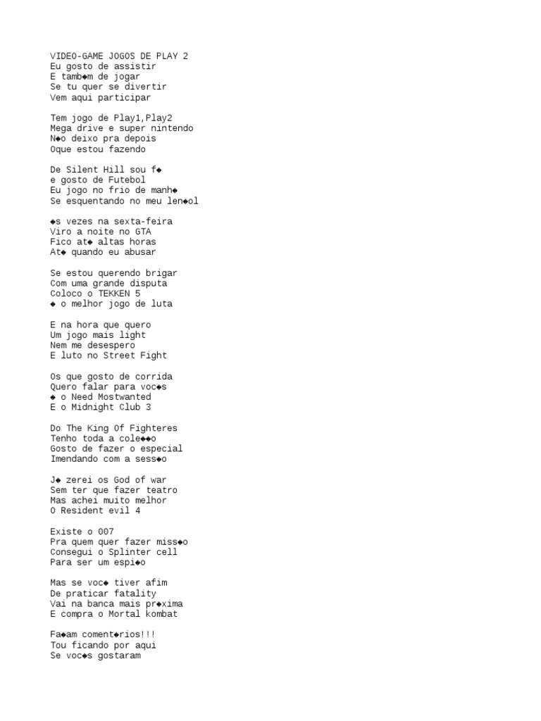 Poesia De Games poesia de games