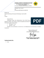 Surat Penyampaian Jadwal UTS